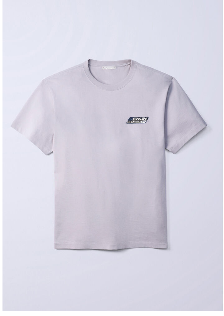 Jung Kook for Calvin Klein Logo Badge Relaxed T-Shirt 